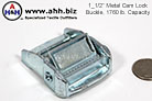 1.5 inch Metal Cam Lock Buckles have a 1760 lb. Capacity