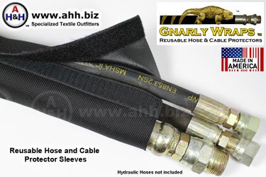 Protective Wraps for Hoses and cables, Ballistic Nylon Construction, Made in USA Protective Wraps for Hoses and cables, Ballistic Nylon Construction, Made in USA