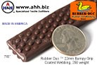7/8'' Rubber Duc&trade; brand Rubber Coated Webbing Bumpy Grip 250 weight